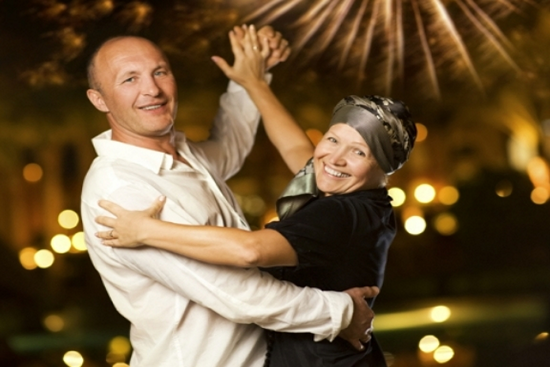 Anniversary Limo - Couple Celebrating