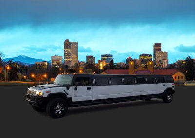 Black and White Hummer Limo