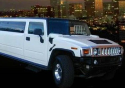 White Hummer Limo